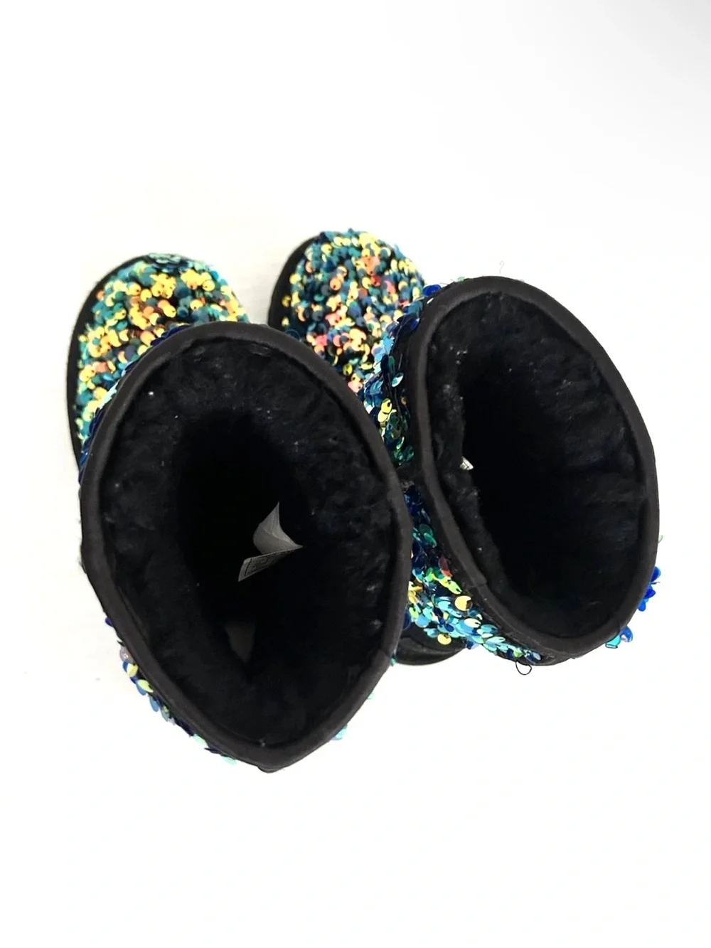 UGG | Classic Mini Stellar Sequin Boots Girls Size 13 Black